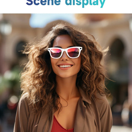 GUHUAVMI New 800W Camera AI Smart Glasses Color-Changing Translation Glasses Photo Video Recording Waterproof