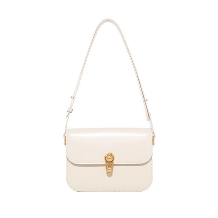 Women's Bag Luxury Brand | New Fashion Shoulder & Crossbody Square Bags (Designer Split Leather Tote Handbag with Lock)