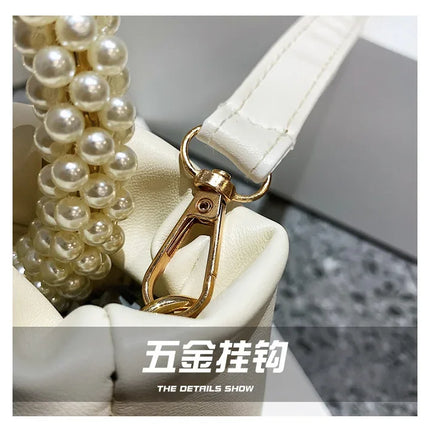 Women's Cloud Bag | New Fashionable Soft Solid-Color PU Leather Single-Shoulder & Crossbody Bag (Simple & Stylish)