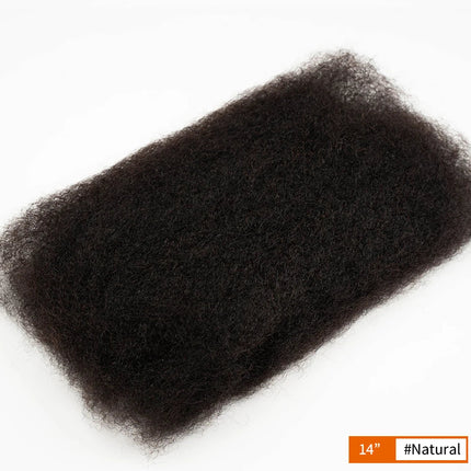 Afro Kinky Bulk Human Hair for Braiding & Dreadlocks | 100% Virgin Brazilian Remy (50g)