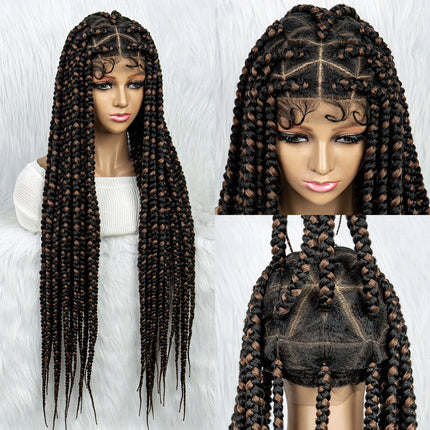 KIMA Colorful Braided Wig | Full Lace | Butterfly Locs & Dreadlocks Options