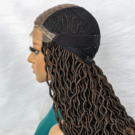 Goddess Box Braids Wig | Curly Ends | Full Lace | Crochet Hair | Black Women