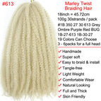 613 color / 18 Inch (45.72 cm) / 1 Pack (30 Strands)