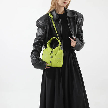Square Compact Shoulder & Crossbody Bag | Unique Design High Quality Handbag for Women (Designer Style Bolso)