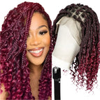 Burgundy / 16 Inches