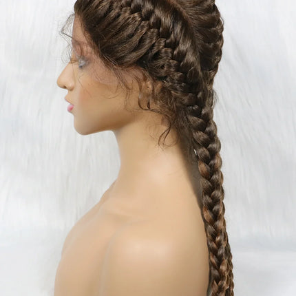 KIMA New Arrival 26" Braided Wig | Lace Front with Baby Hair