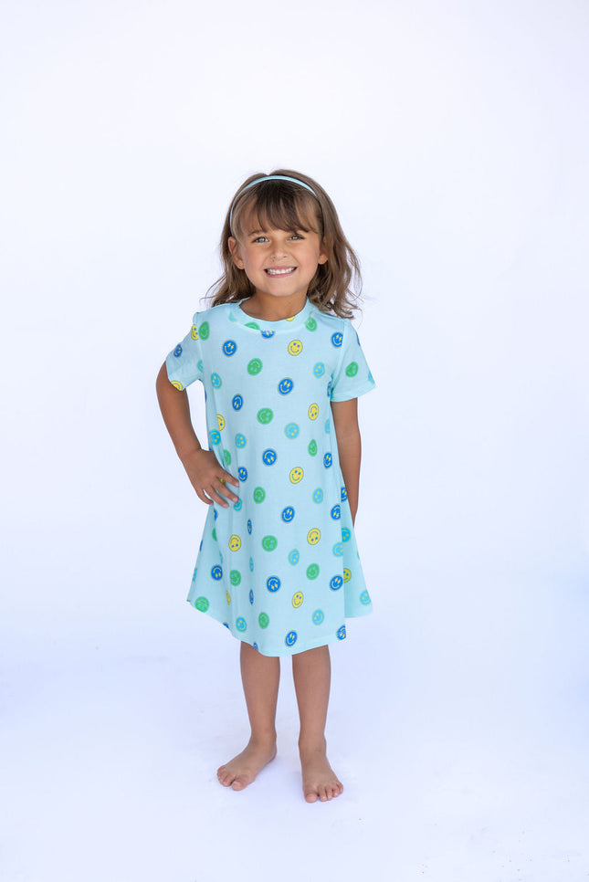 Blue Smiles - Dress