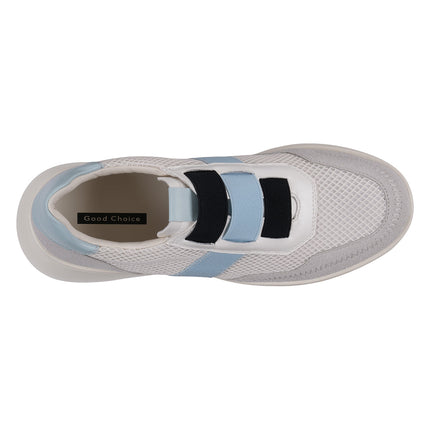 Women's Stefani White Wedge Sneakers