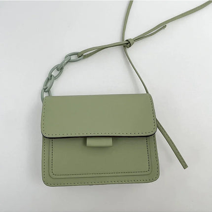 Fashion Brand Women's Small Crossbody Bag | Lightweight PU Leather Messenger Bag (Flap Handbag Purse, Summer Travel Bag for Female)