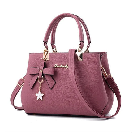 Women's Handbag Patchwork Shoulder Messenger Bag | Office Work PU Leather Female Bag & Ladies Luxury Elegant Handbag