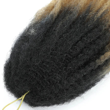 18" Marley Twist Braiding Hair | Crochet Braids | Afro Twist Kinky Hair Extensions | Ombre Colors | 30 Strands/Pack