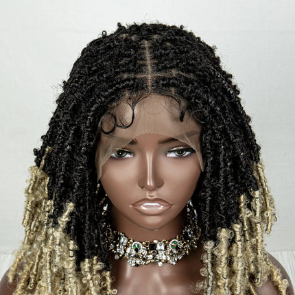Butterfly Locs Crochet Braids Bob Wig | Lace Front | Dreadlock Style