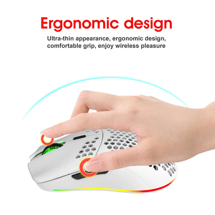 HXSJ T66 RGB 2.4G Wireless Gaming Mouse RGB