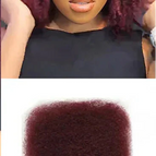 Burgundy / 10 Inches