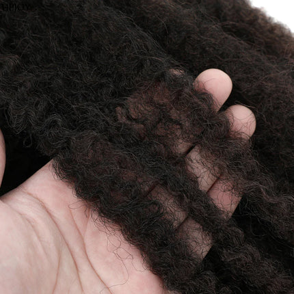 18" Marley Twist Braiding Hair | Crochet Braids | Afro Twist Kinky Hair Extensions | Ombre Colors | 30 Strands/Pack