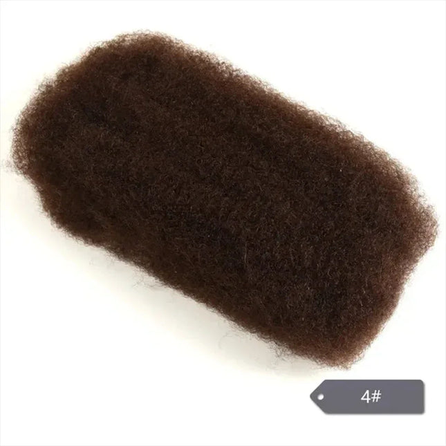 16A Virgin Afro Kinky Bulk Human Hair | Soft, Lightweight, & Long-Lasting for Braiding & Locs (50g)