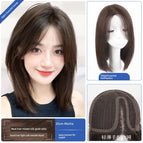Oblique points [35cm-Mocha Brown] real hair mixed Silk