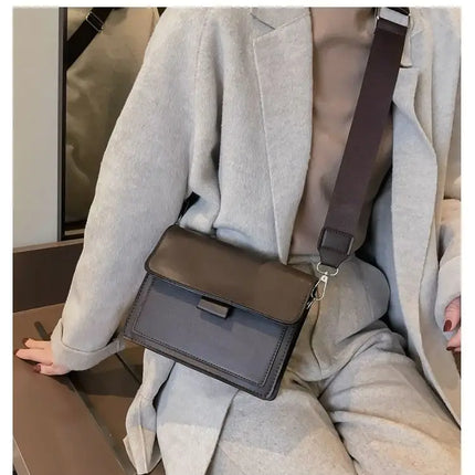 Fashion Brand Women's Small Crossbody Bag | Lightweight PU Leather Messenger Bag (Flap Handbag Purse, Summer Travel Bag for Female)