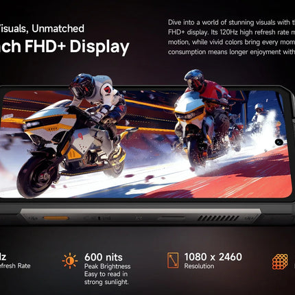 Ulefone Armor 34 Pro 5G AI Rugged Phone 25500mAh Up to 32GB+512GB Built-in Projector 120Hz 6.95" NFC Smartphone