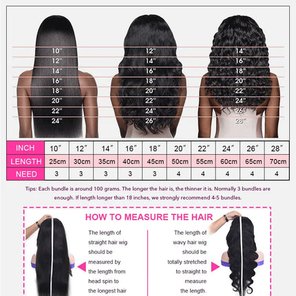 13x4 HD Lace Front Kinky Straight Wig | Long | Brazilian Virgin Hair | Pre-Plucked | Natural Hairline