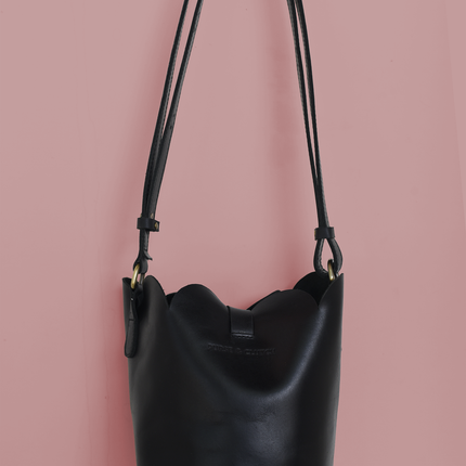 Scalloped Bucket Bag
