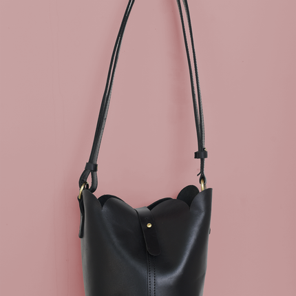 Scalloped Bucket Bag