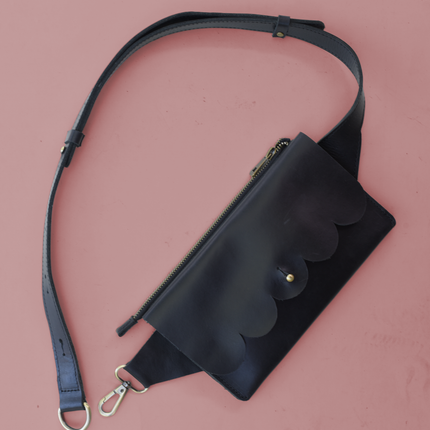Scalloped Sling Bag