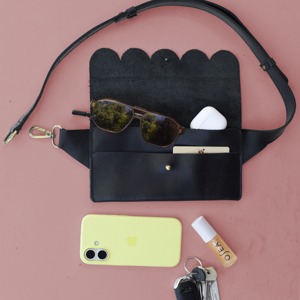 Scalloped Sling Bag