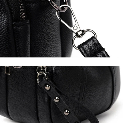 PU Leather Casual Crossbody Bag for Women | Shell Purse & Handbag (Lady Luxury Design Small Shoulder Messenger Bag)