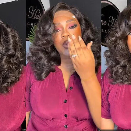 12A Raw Donor Unprocessed Malaysian Virgin Hair 13x4 HD Lace Frontal Wig | 250% Density | Double Drawn | Bouncy Wave
