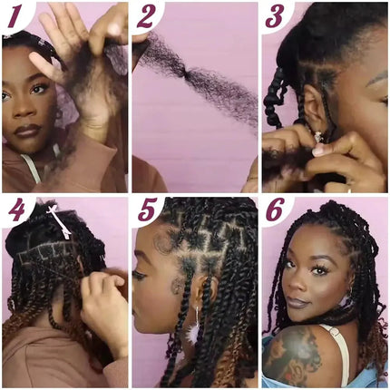 Brazilian Remy Afro Kinky Curly Bulk Hair | 50g/Pack | Dreadlock & Braid Extensions | Natural Look
