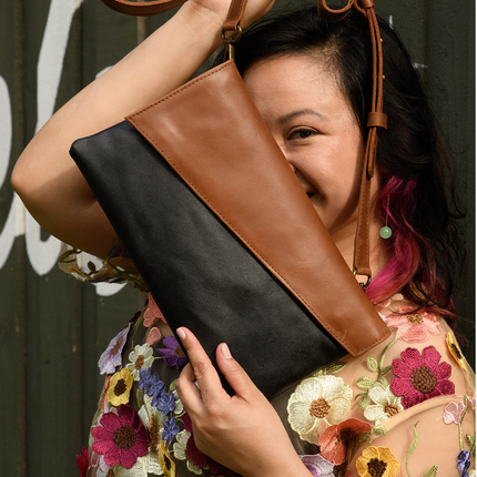 Angle Crossbody & Clutch