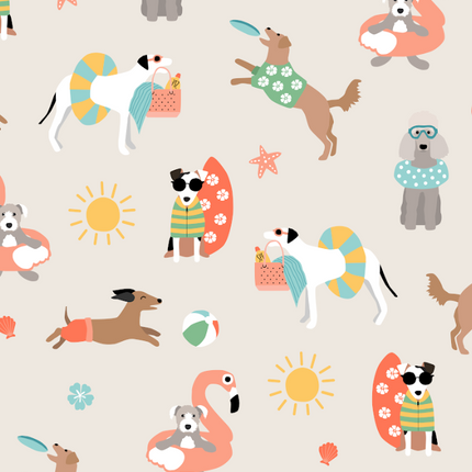 Pups in the Sun (Women's Short Sleeve PJ)
