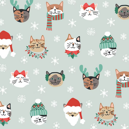Purr The Halls (Bow Headband)