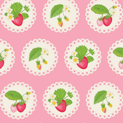 Summer Strawberry 2 Piece Set