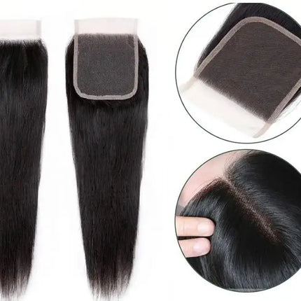 Straight HD Transparent Lace Frontal Wig | 13x4 & 4x4 Lace Closure | Pre-Plucked Human Hair