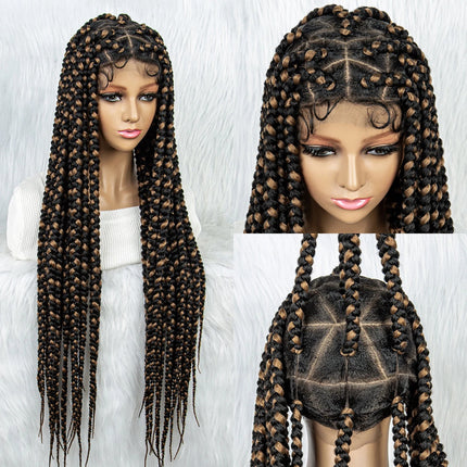 KIMA Colorful Braided Wig | Full Lace | Butterfly Locs & Dreadlocks Options