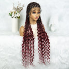 Burgundy / 36 Inches