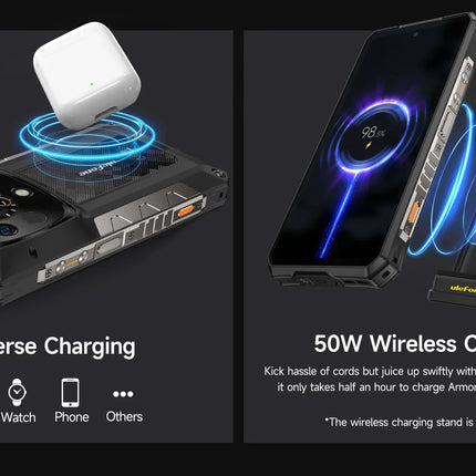 Ulefone Armor 28 Ultra 5G AI Thermal Imaging Rugged Phone Dimensity 9300+ 1TB ROM 32GB RAM Android Smartphone
