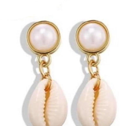 Seashell Drop Earrings