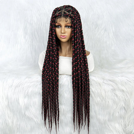 KIMA Colorful Braided Wig | Full Lace | Butterfly Locs & Dreadlocks Options