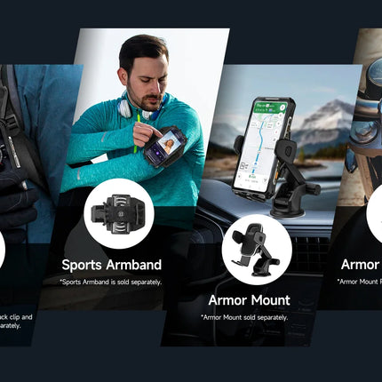 Ulefone Armor 28 Ultra 5G AI Thermal Imaging Rugged Phone Dimensity 9300+ 1TB ROM 32GB RAM Android Smartphone