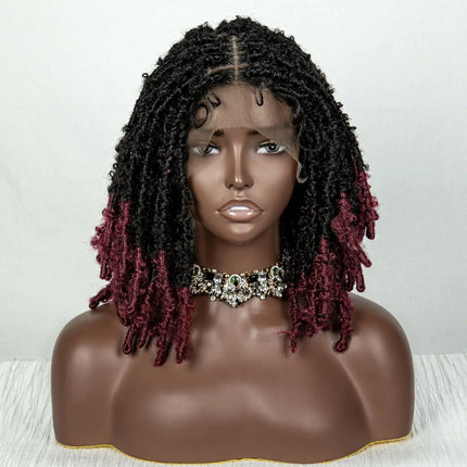 Butterfly Locs Crochet Braids Bob Wig | Lace Front | Dreadlock Style