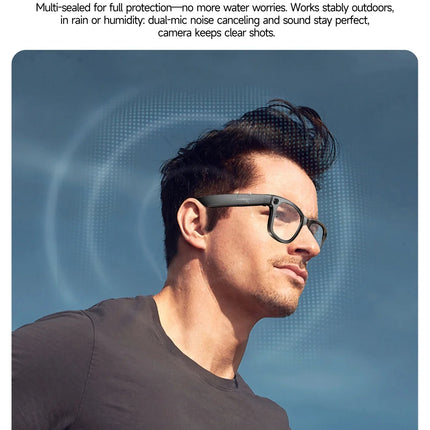 GUHUAVMI New 800W Camera AI Smart Glasses Color-Changing Translation Glasses Photo Video Recording Waterproof