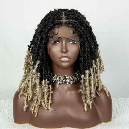 Butterfly Locs Crochet Braids Bob Wig | Lace Front | Dreadlock Style