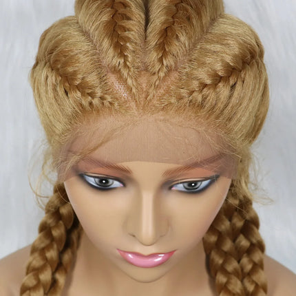 KIMA New Arrival 26" Braided Wig | Lace Front with Baby Hair