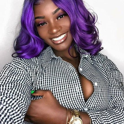 Honey Blonde Wavy Lace Front Wig with Shadow Roots | HD Lace Human Hair Wig | Multi-Parting