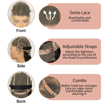 34" Twisted Cornrow Full Lace Braided Wig | Baby Hair | Synthetic Lace Front Braids | Black Women