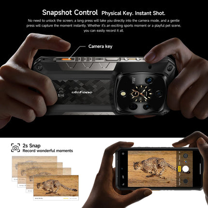 Ulefone Armor 28 Ultra 5G AI Rugged Phone 1TB ROM+32GB RAM Android Smartphone AMOLED 6.67" 10600mAh