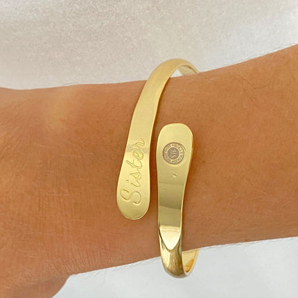Sister Bracelets,  Engraved Bracelets My best friend from the start